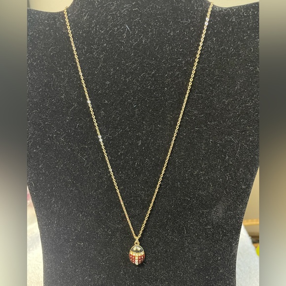 Lucky Lady Bug Necklace - Picture 2 of 3